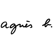 Agnes B Logo Black and White