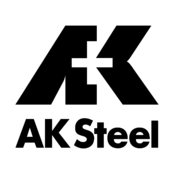 AK Steel Logo Black and White