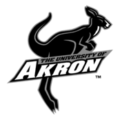 Akron Zips Logo Black and White (1)