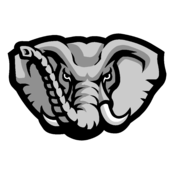 Alabama Crimson Tide Logo Black and White