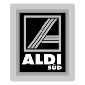 ALDI Sued Logo Black and White