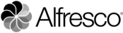 Alfresco Logo Black and White