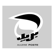 Algerie Poste Logo Black and White