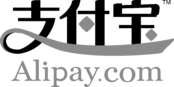 AliPay Logo Black and White