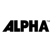 Alpha Logo Black and White
