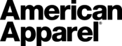 American Apparel Logo Black and White