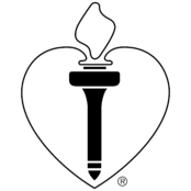 American Heart Association Logo Black and White