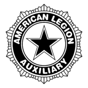 American Legion Auxiliary Logo Black and White