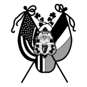 Ancient Order Of Hibernians in America Logo Black and White