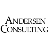 Andersen Consulting Logo Black and White