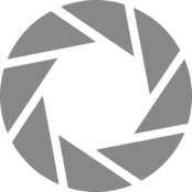 Aperture Science Logo Black and White