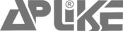 Aplike Logo Black and White