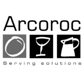 Arcoroc Logo Black and White