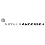 Arthur Andersen Logo Black and White