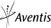 Aventis Logo Black and White