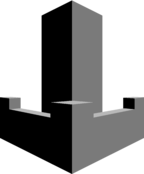 AWS WAF Logo Black and White