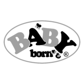 Baby Born Logo Black and White