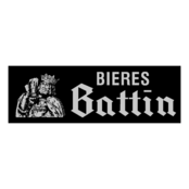 Battin Bieres Logo Black and White