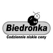 Biedronka Logo Black and White
