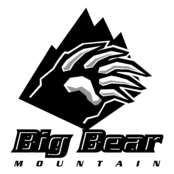 Big Bear Mountain Logo Black and White