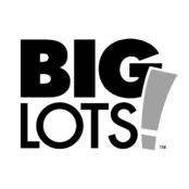 Big Lots! Logo Black and White