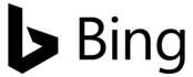 Bing Logo Black and White