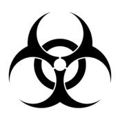 BioHazard Logo Black and White