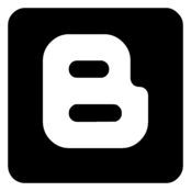 Blogger Logo Black and White
