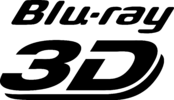 Blu-ray 3D Logo Black and White