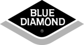 Blue Diamond Logo Black and White