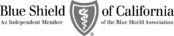 BLUE SHIELD OF CALIF Logo Black and White