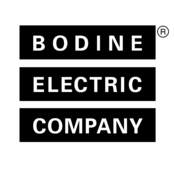 Bodine Electric Company Logo Black and White