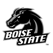 Boise State Broncos Logo Black and White (1)