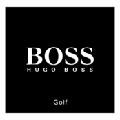 Boss Hugo Boss Golf Logo Black and White
