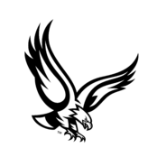 Boston College Eagles Logo Black and White