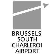 Brussels South Charleroi Airport Logo Black and White