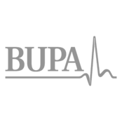 BUPA Logo Black and White