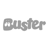 Buster Logo Black and White