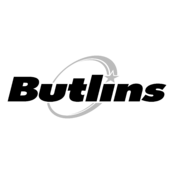 Butlins Logo Black and White