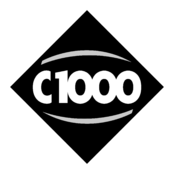 c1000 Logo Black and White