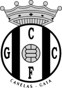 Canelas Gaia Fc Logo Black and White