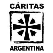Caritas Argentina Logo Black and White