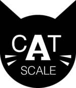 Cat Scale Logo Black and White