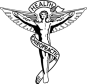 Chiropractor Symbol Logo Black and White