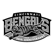 Cinncinati Bengals Logo Black and White (2)