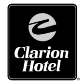 Clarion Hotel Logo Black and White