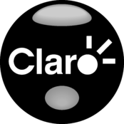 Claro Novo Logo Black and White