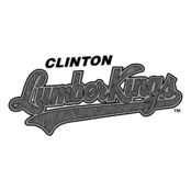 Clinton LumberKings Logo Black and White
