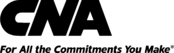 CNA INSURANCE Logo Black and White