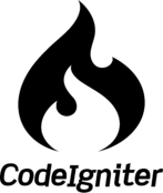 CodeIgniter Logo Black and White